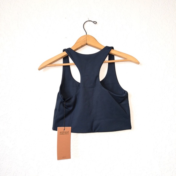 NWT Girlfriend Collective Midnight Paloma Racerback Bra Size Small - Picture 7 of 7